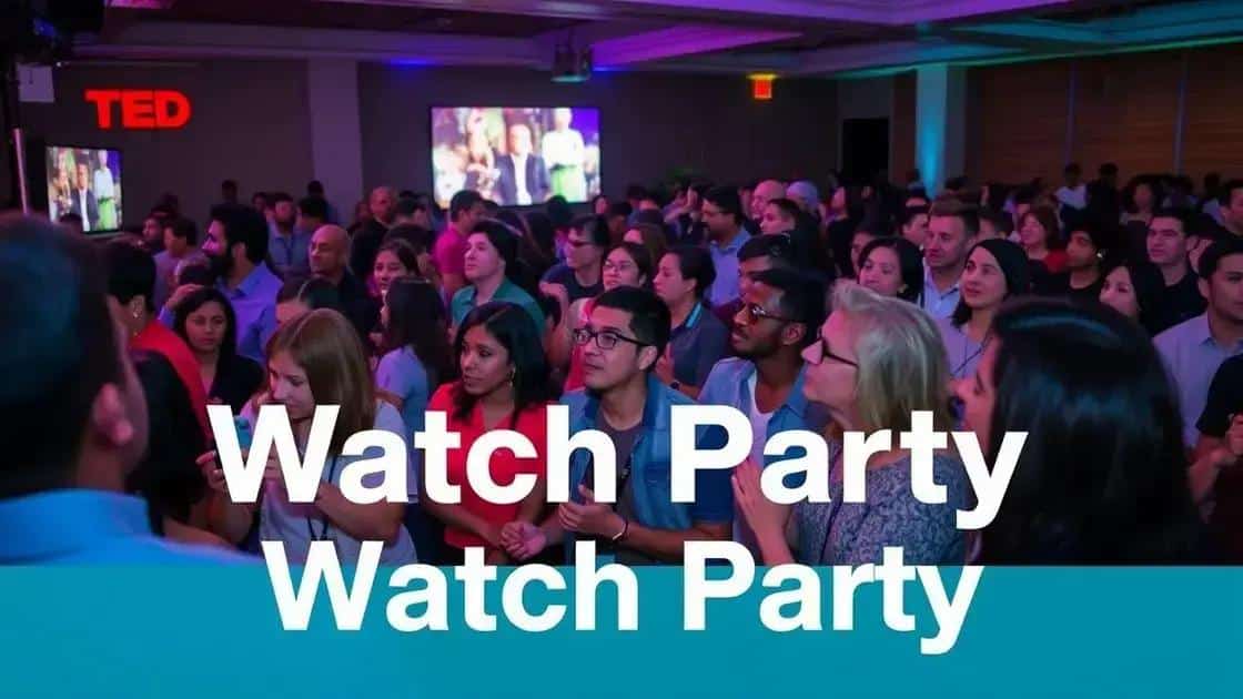 Highlights from the recent Watch Party events