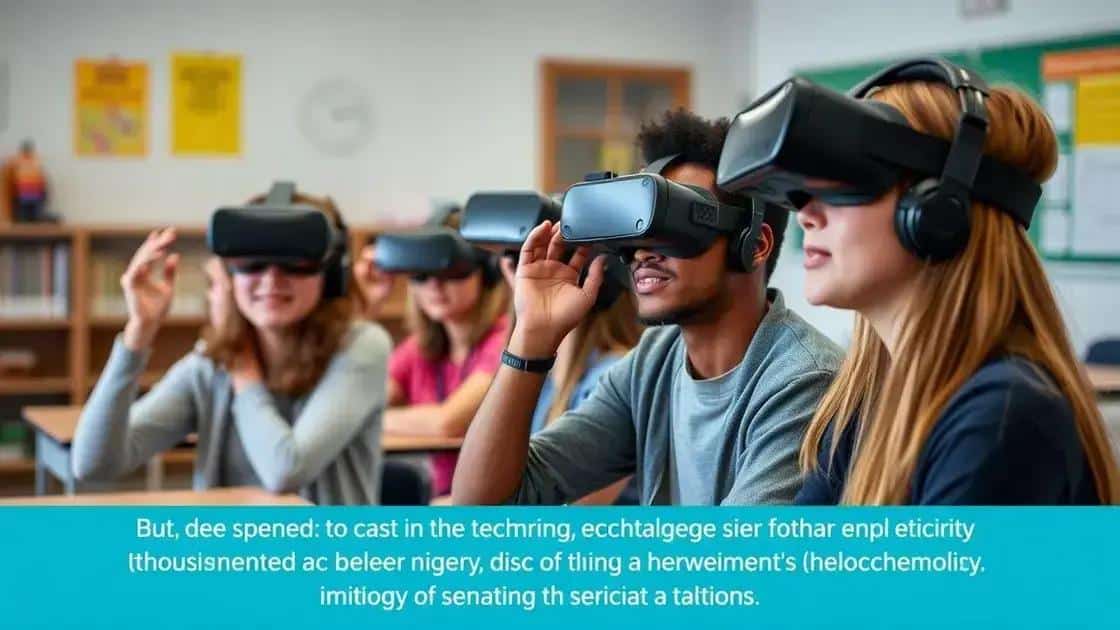 Challenges and considerations for vr in education