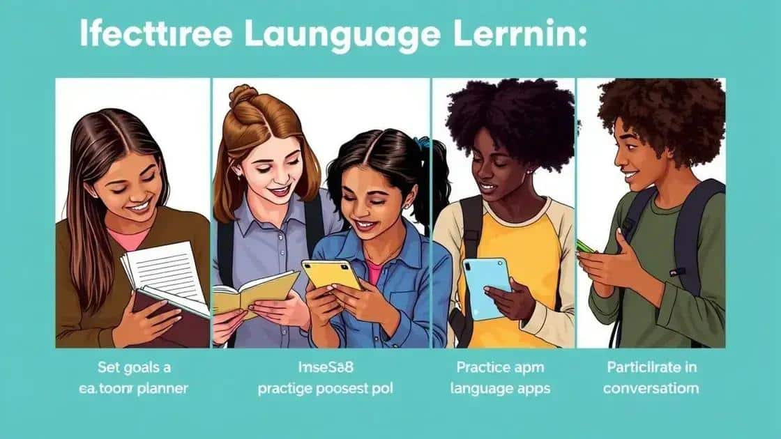 Tips for effective language learning