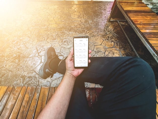A smartphone displaying the app interface for a smart water leak sensor, showing real-time data and alert settings. The app is well-designed and easy to navigate.