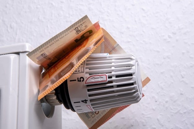 A split image showing a traditional thermostat on the left with a high energy bill next to it, and a smart thermostat on the right with a lower energy bill next to it. This visually represents the potential savings of using a smart thermostat.
