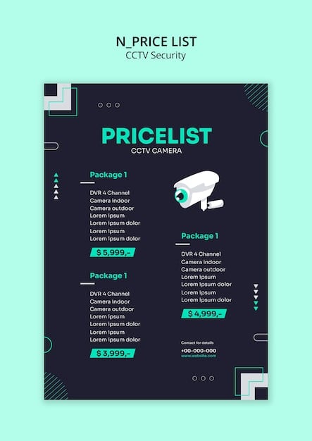 A comparison chart showcasing subscription plans from different smart doorbell camera brands, highlighting the monthly costs, storage capacity, and included features.