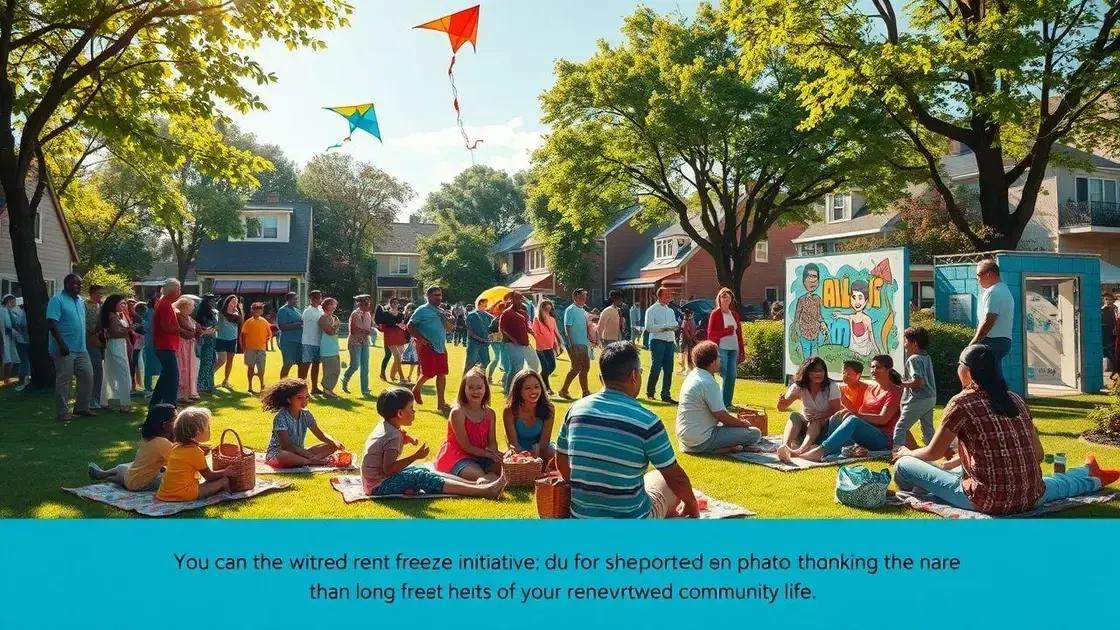 Impact of rent freeze on communities