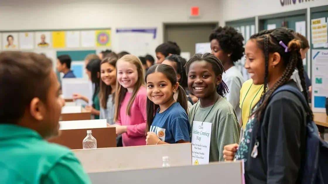 Science fair sponsorship for underfunded schools