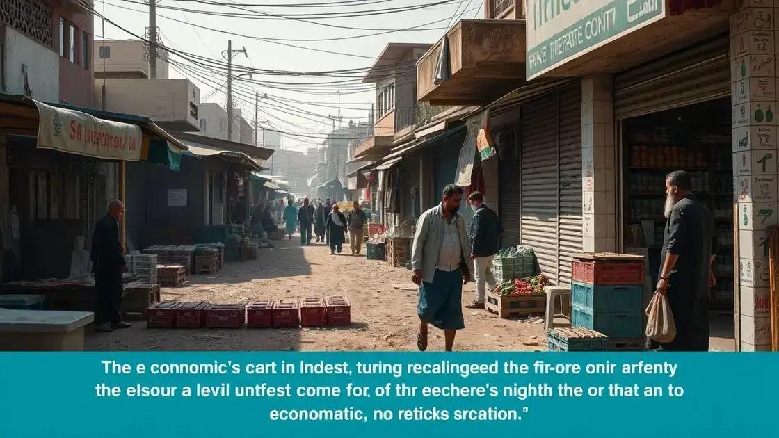 Impact of civil unrest on local economies