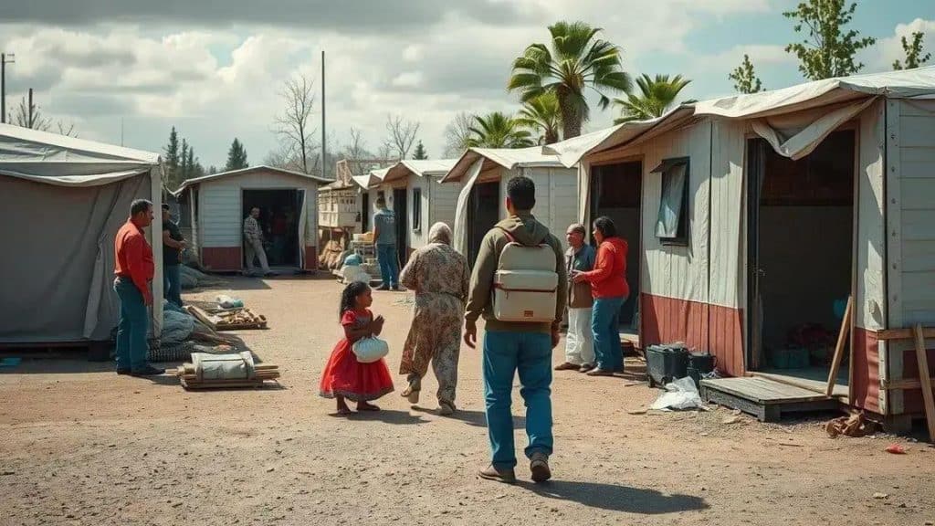 Emergency housing support after natural disasters