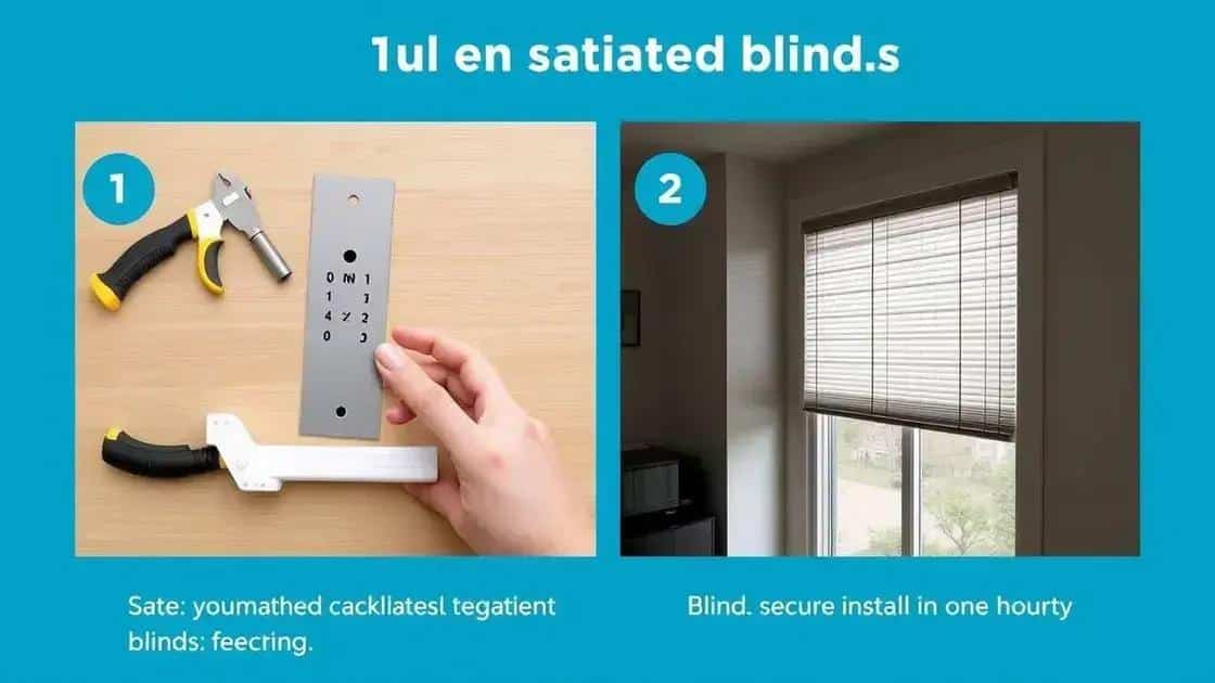 Installation tips for automated blinds
