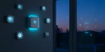 Integrated smart home security system with sensors and central hub