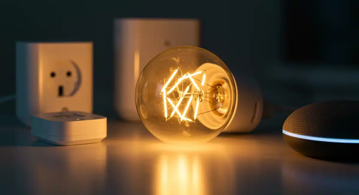 Smart light bulb integrated into home ecosystem