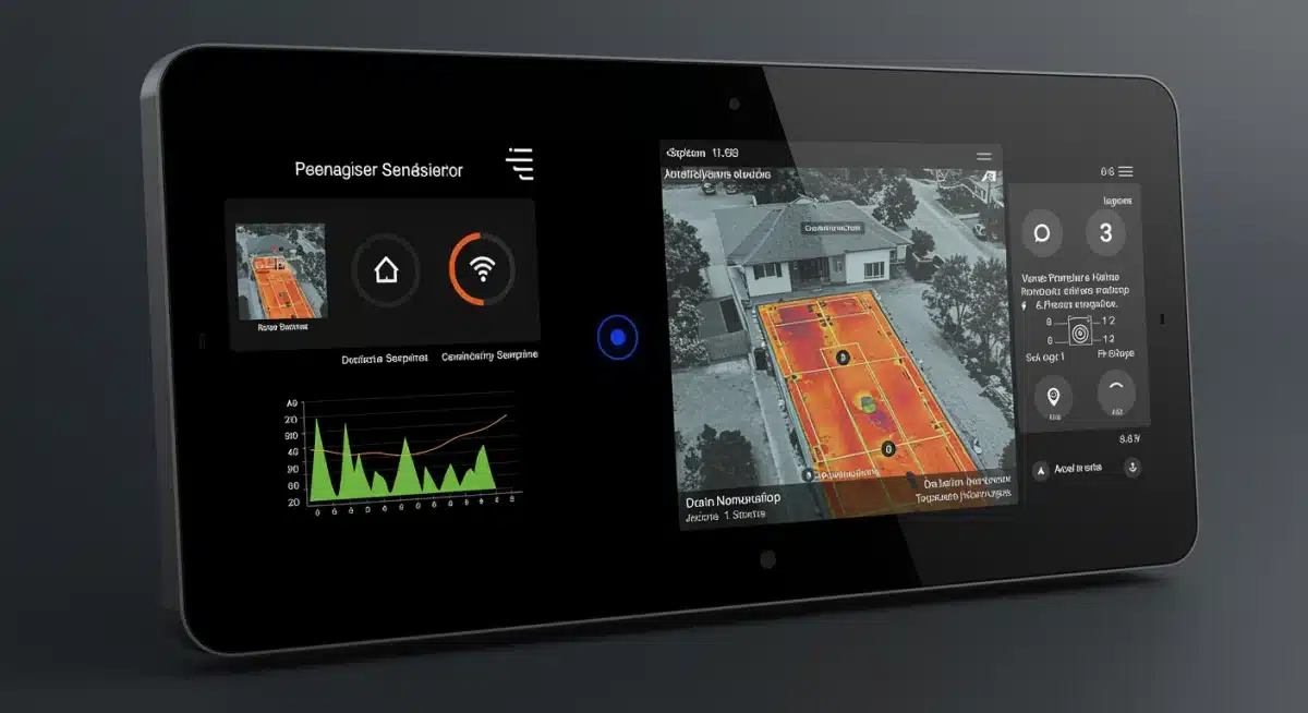 AI-powered smart home security dashboard with real-time threat analysis