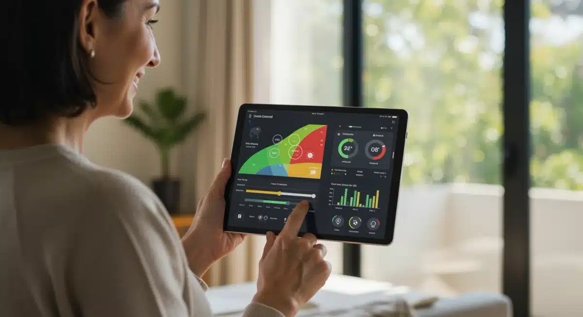 Home automation dashboard for climate control management