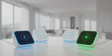 Four new smart home hubs from late 2025, showcasing advanced design and connectivity features.