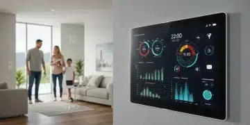 Smart energy monitoring dashboard displaying real-time home energy usage