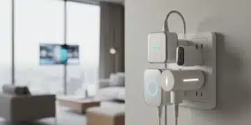 Assortment of smart plugs in use, demonstrating affordable home automation