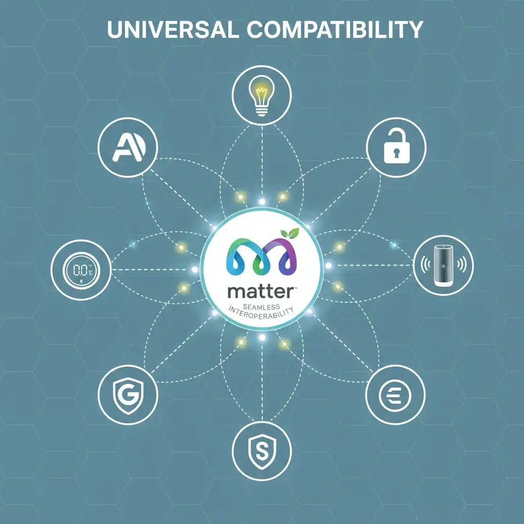 Matter protocol compatibility across various smart home devices